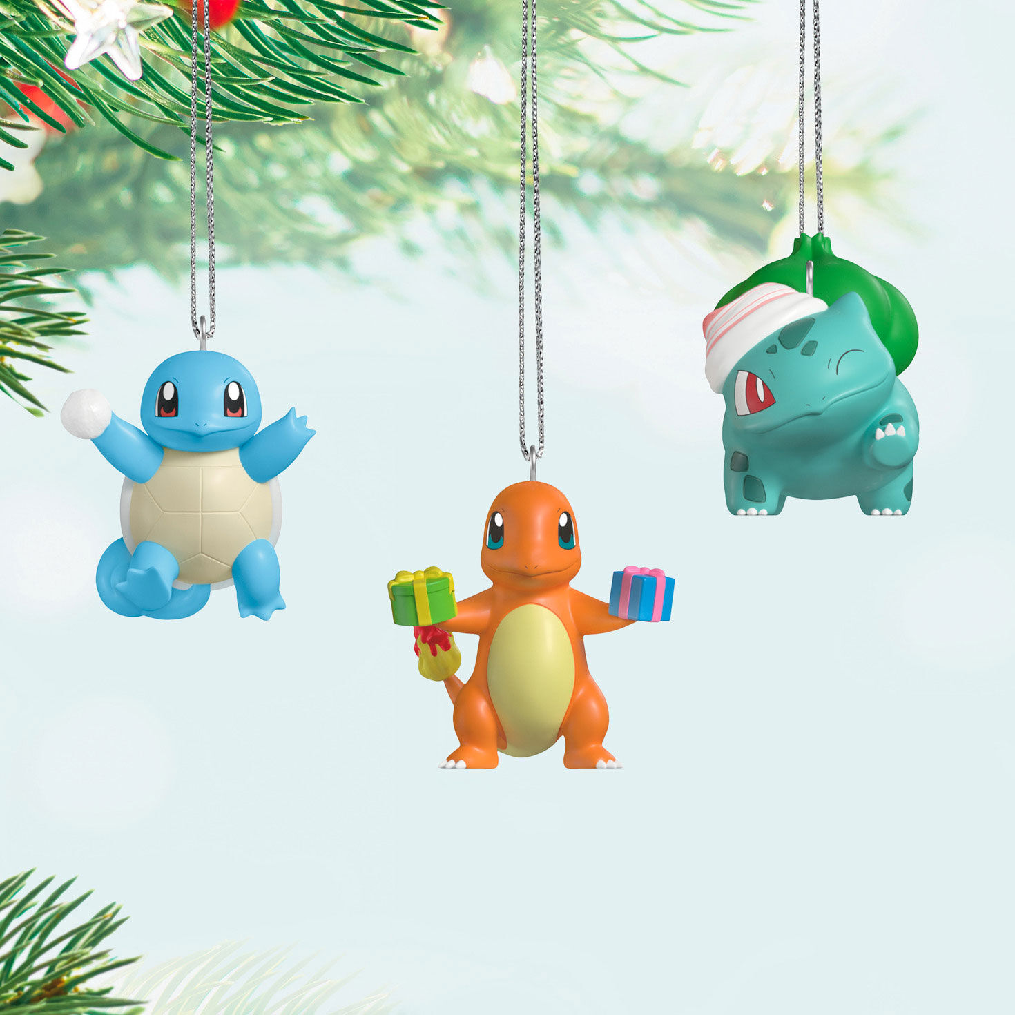 Mini Pok&eacute;mon Characters Keepsake Ornaments hanging on tree image number 2