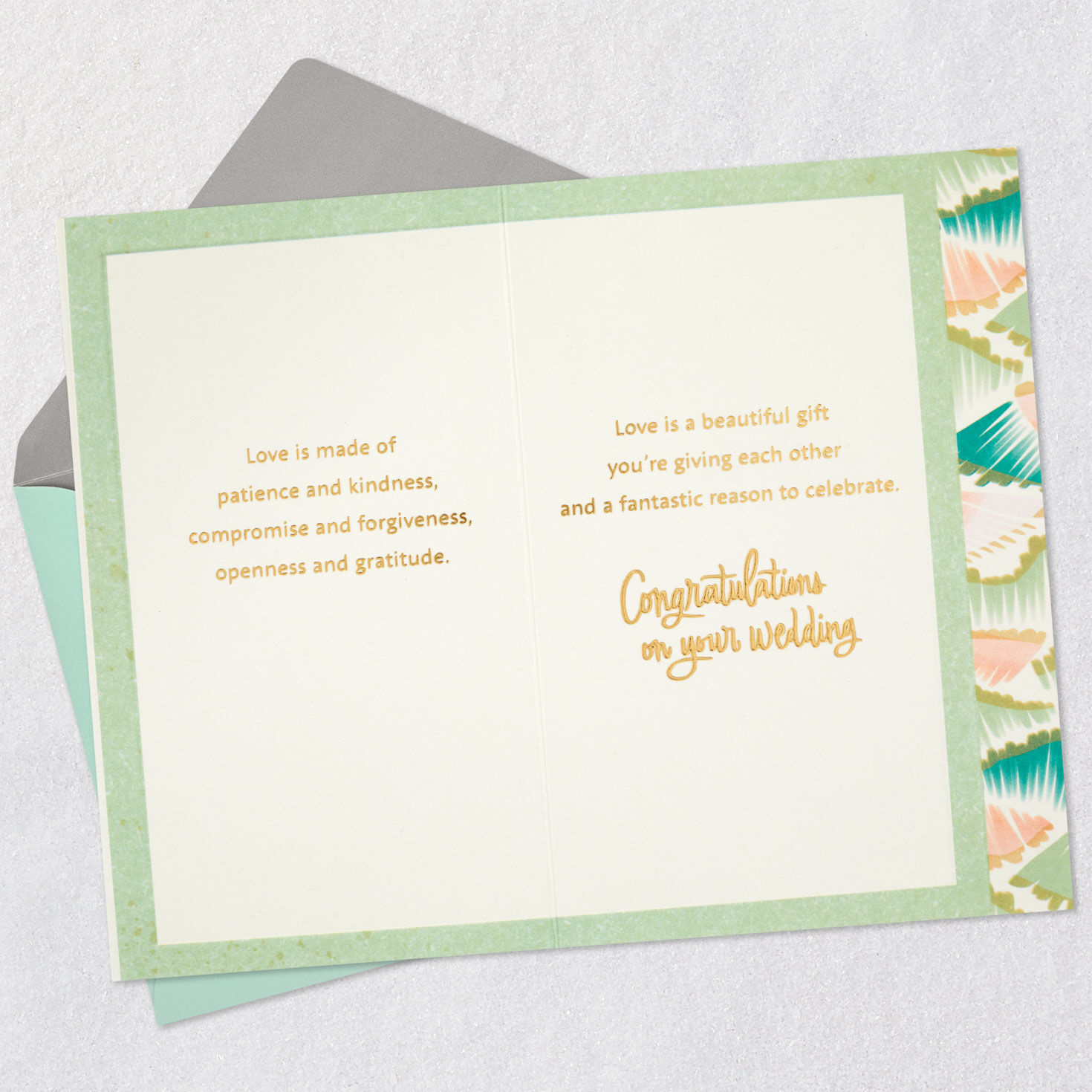 Love Is a Gift Wedding Card for Son and Daughter-in-Law, , large image number 4