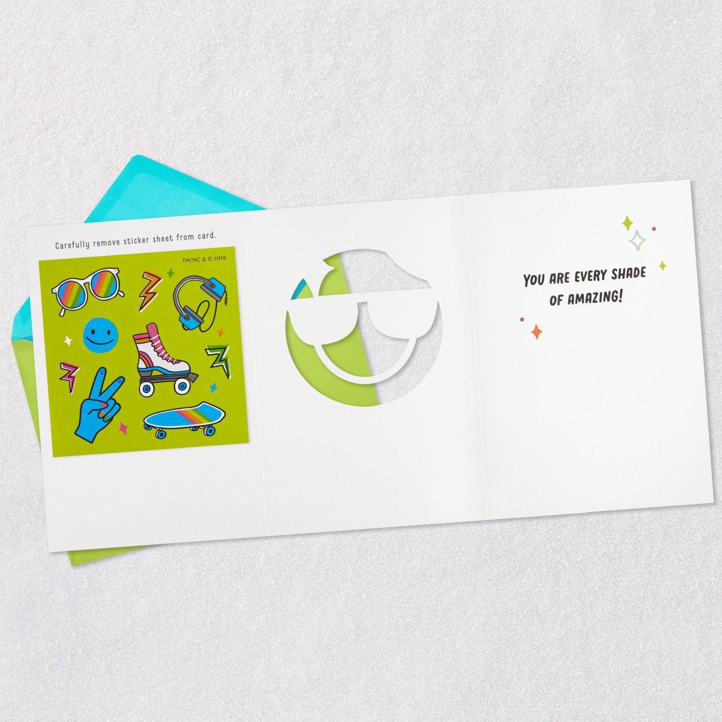 Smiley Face With Sunglasses 11th Birthday Card With Stickers for only USD 5.99 | Hallmark