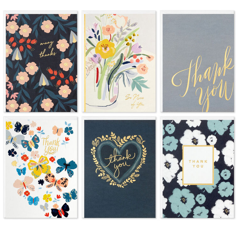 Elegant Florals Boxed Blank Thank-You Notes Assortment, Pack of 48, , large image number 2