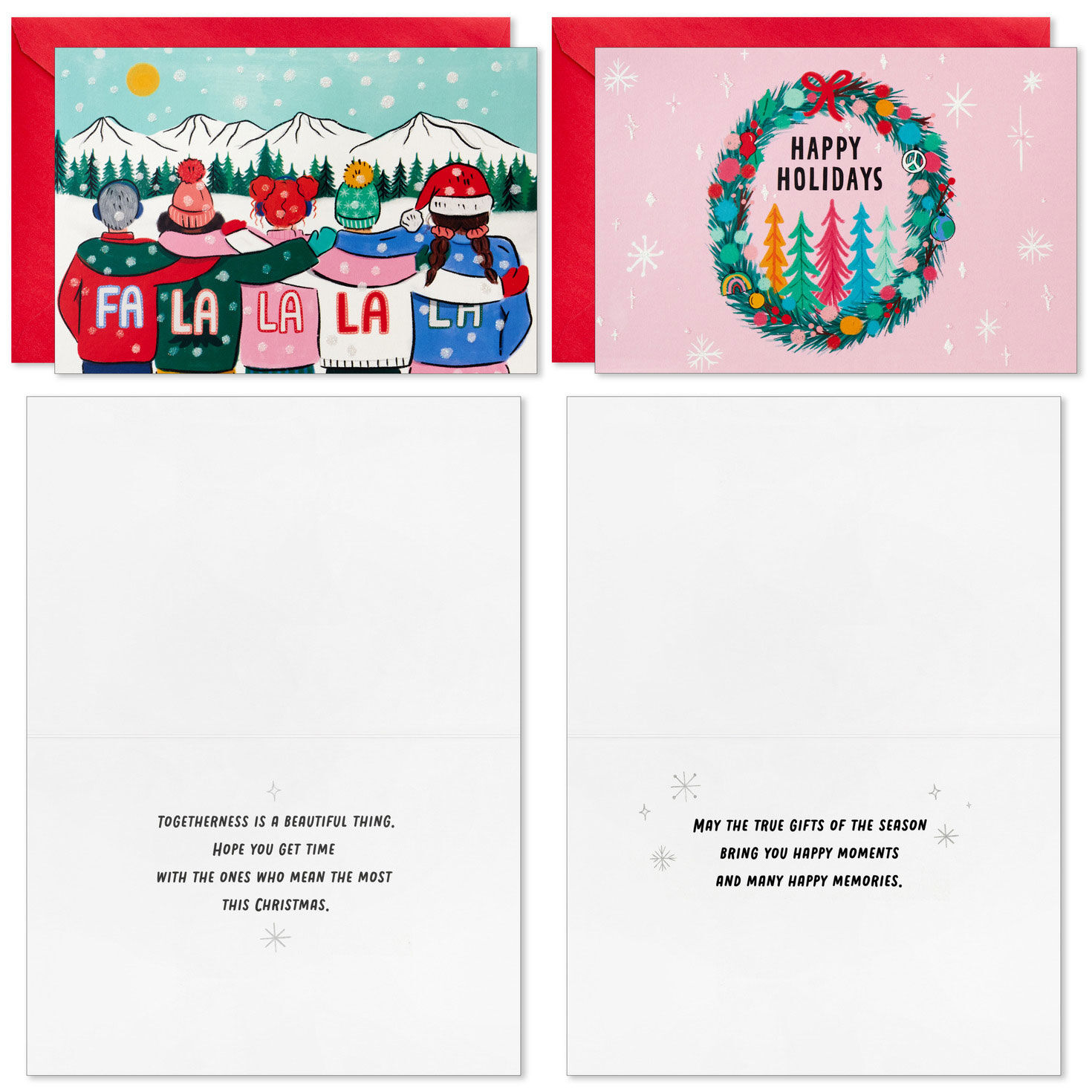 Fun Holiday Icons Boxed Christmas Card Assortment Card Front with Sentiment image number 4