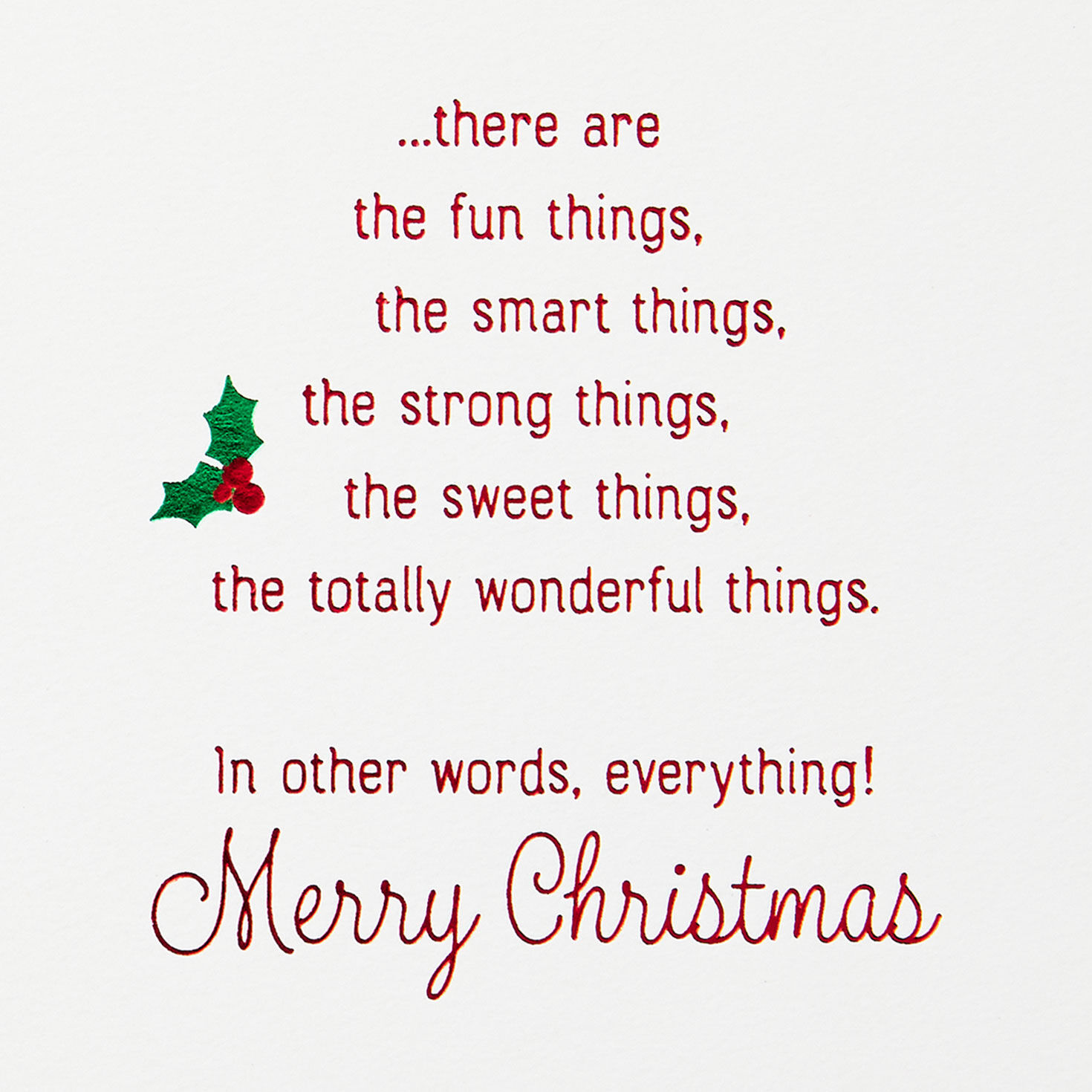Disney Minnie Mouse With Gifts Daughter Christmas Card Sentiment image number 2