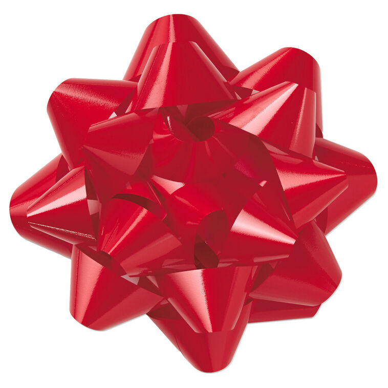 Giant Red High Gloss Gift Bow, 11"