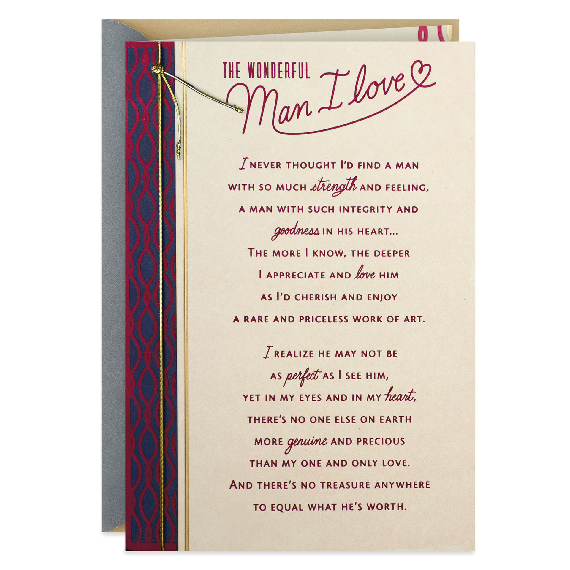 The Wonderful Man I Love Birthday Card Greeting Cards Hallmark The Wonderful Man I Love Birthday Card Greeting Cards Hallmark