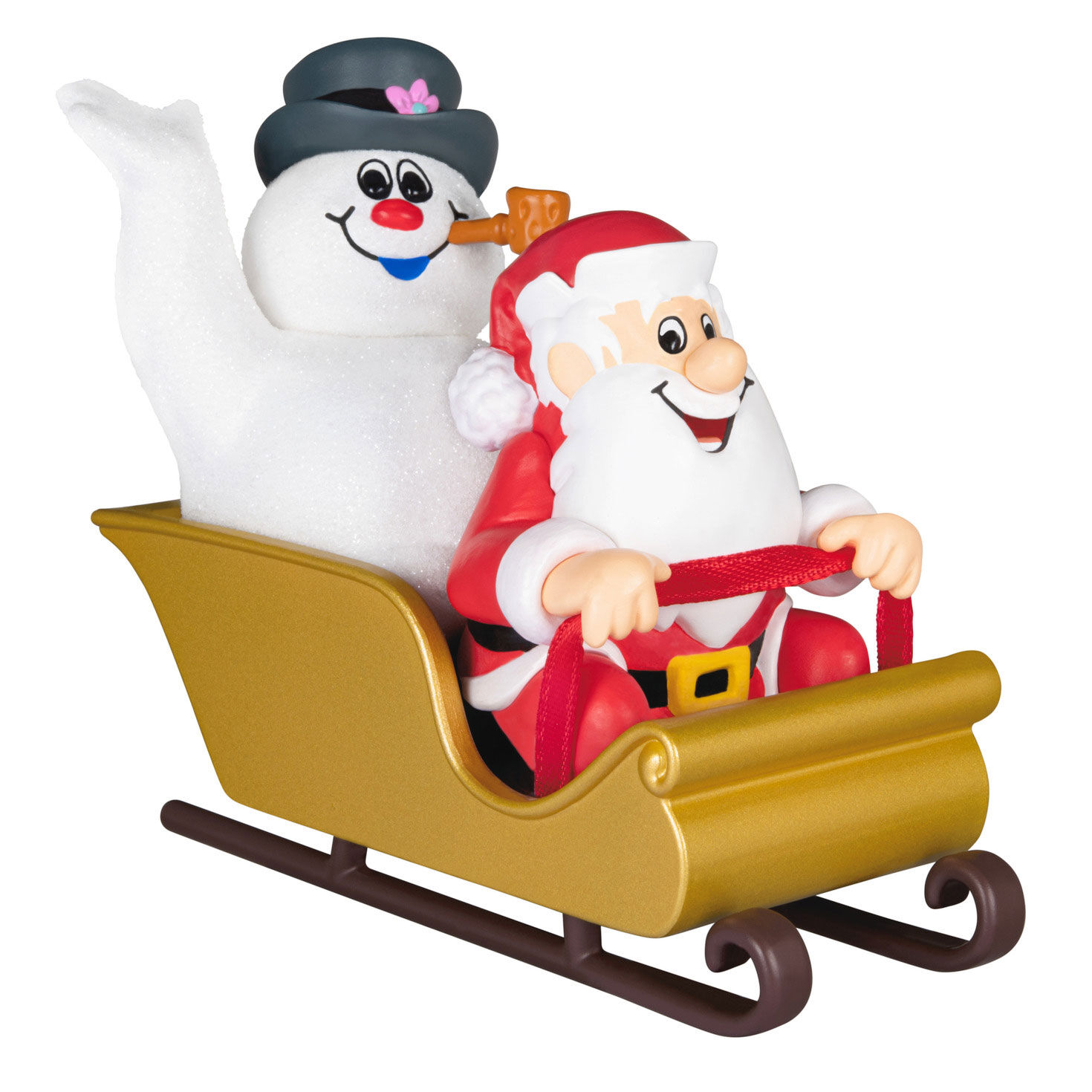 Frosty the Snowman™ Frosty and Santa Ornament for only USD 11.49 | Hallmark