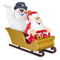 Frosty the Snowman™ Frosty and Santa Ornament, , large image number 1