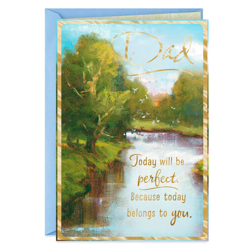 Wishes for a Perfect Day Birthday Card for Dad, 