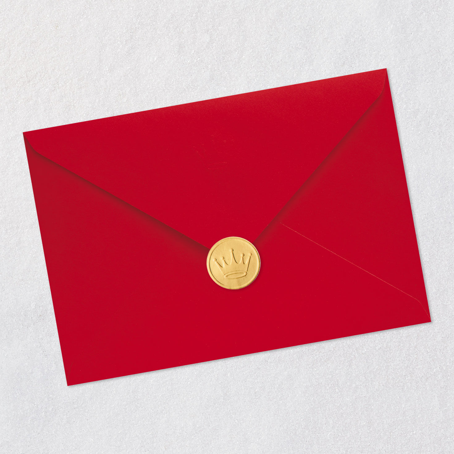 Red, Pink and Gold Hearts Aunt Valentine's Card Envelope Back with Seal image number 7