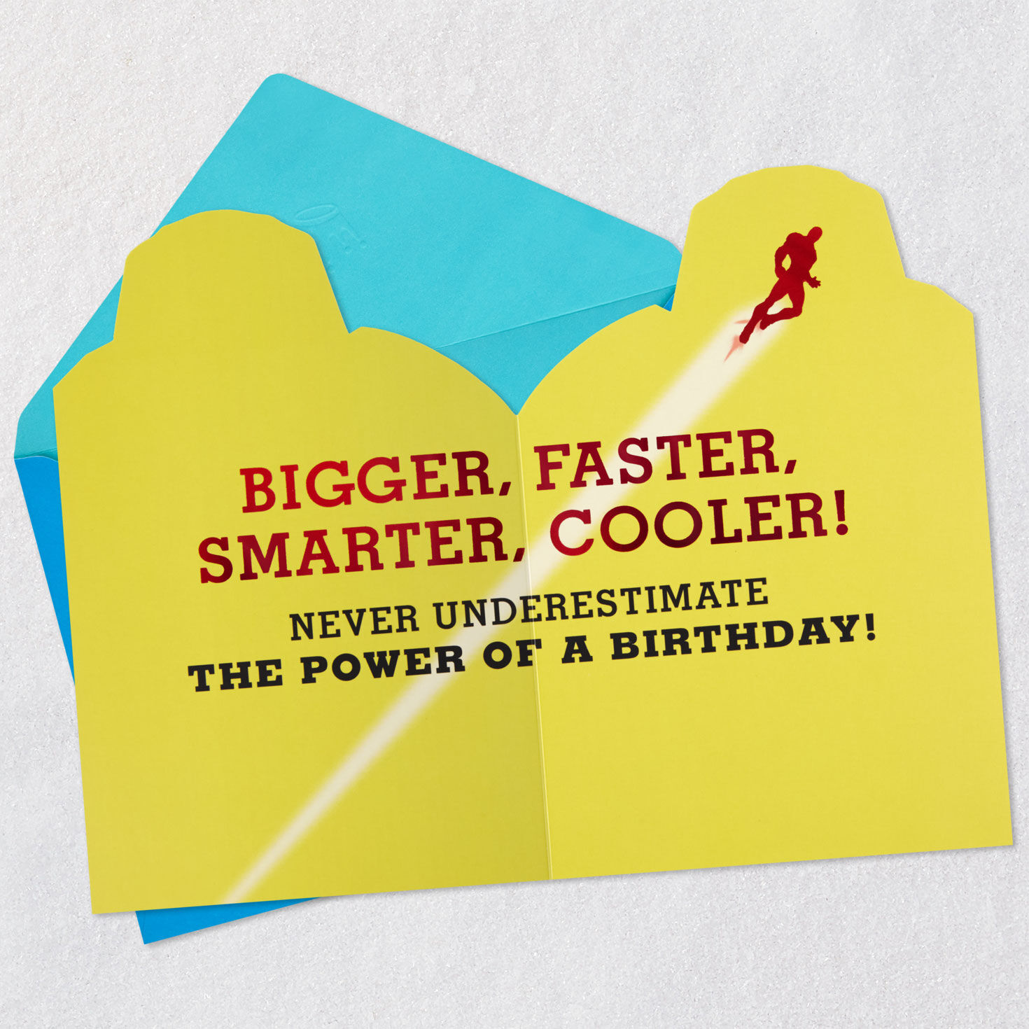 Marvel Iron Man Birthday Card for Kids Open card with envelope image number 3