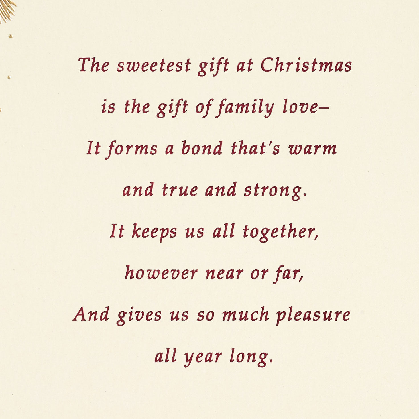 Thomas Kinkade The Christmas Festival Card Sentiment image number 2