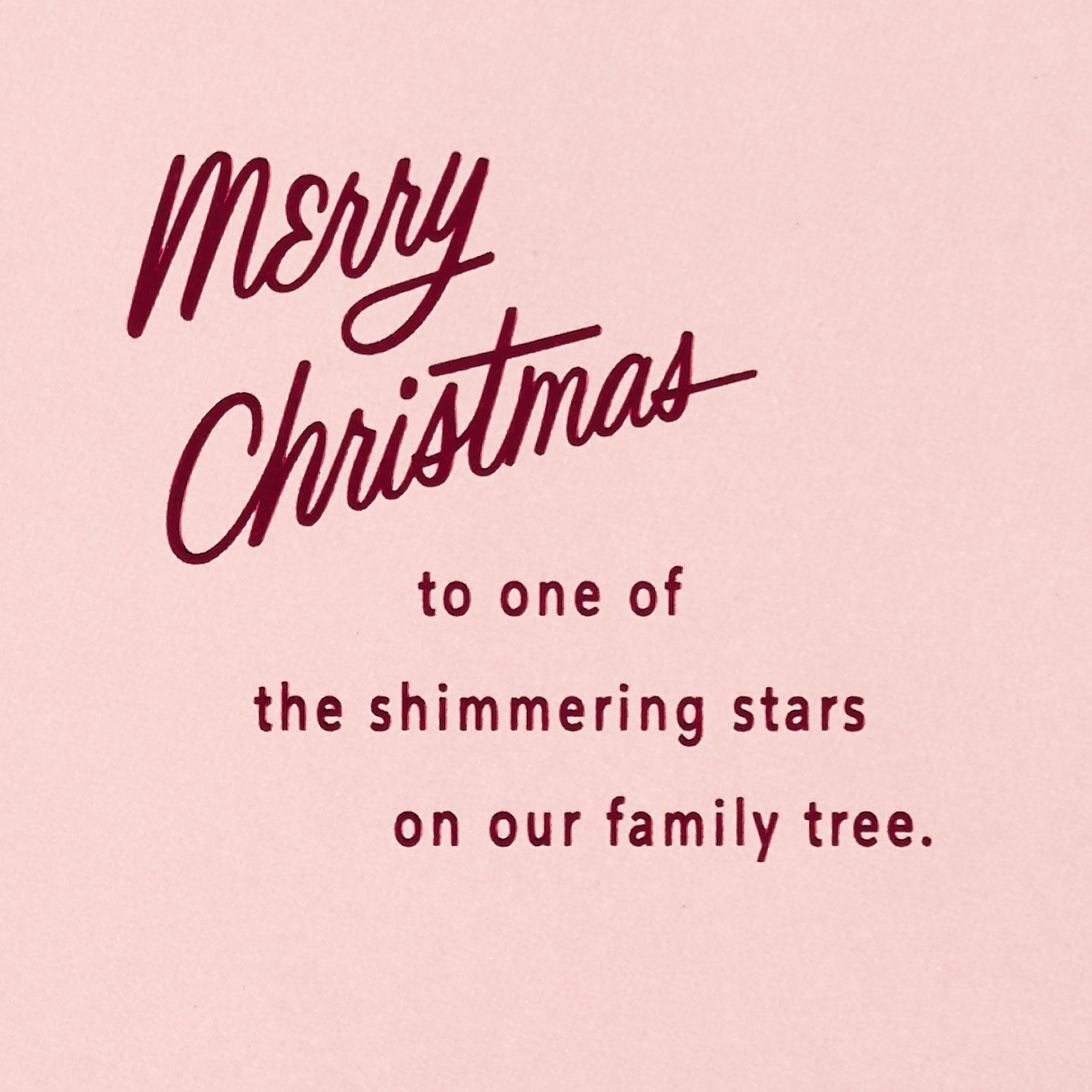 Bottle Brush Trees Granddaughter Christmas Card Sentiment image number 2