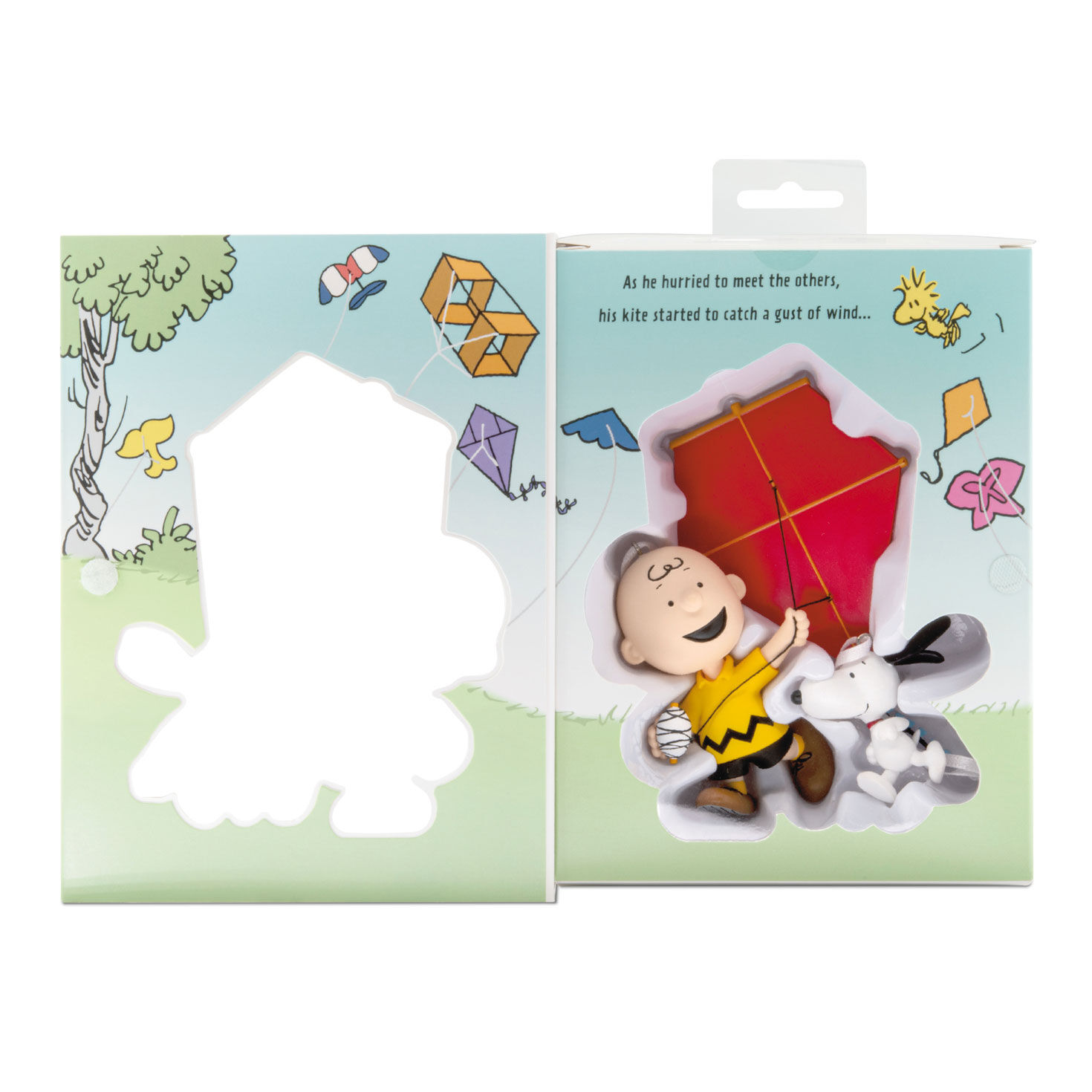 Charlie Brown Snoopy Fly Kite Christmas Ornaments measurement image number 4