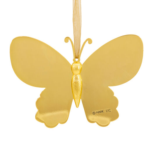 Signature Butterfly Premium Metal Hallmark Ornament, 