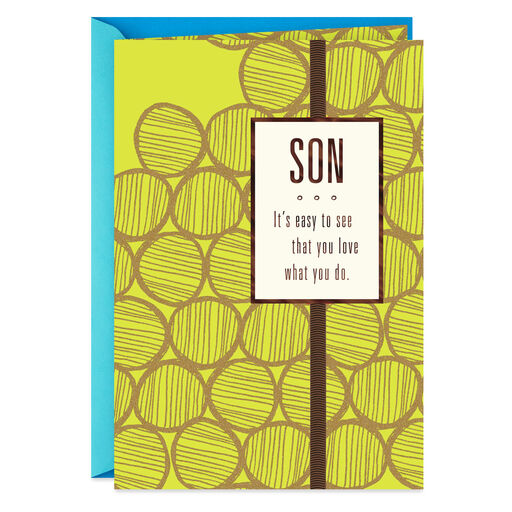 Your Heart Is Full of Love Father's Day Card for Son, 