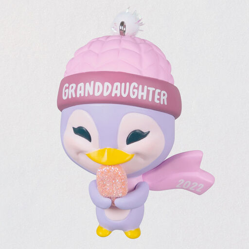 Granddaughter Penguin 2022 Ornament, 