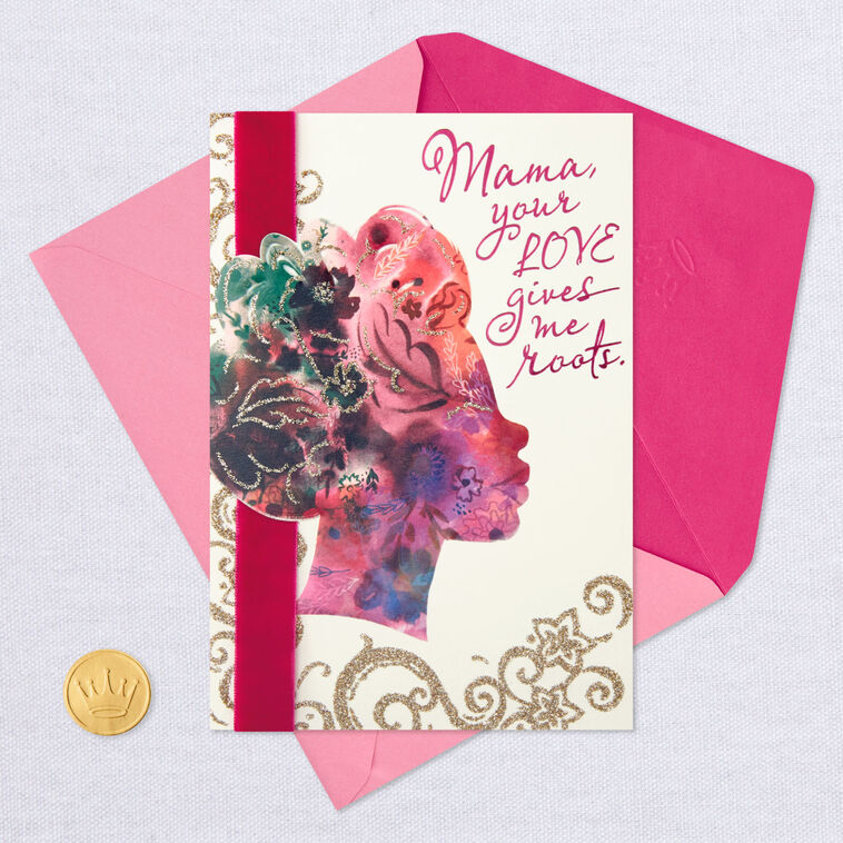 Mama, Your Love Gives Me Roots Birthday Card for Mom, , large image number 5