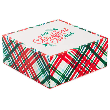 10" Large Square Christmas Eve Gift Box, , large