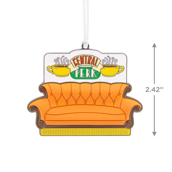 Friends Central Perk Cafe Couch Metal With Dimension Hallmark Ornament, , large image number 3