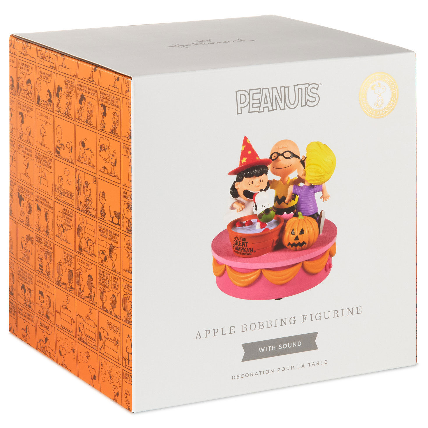 Peanuts® Great Pumpkin 60th Anniversary Apple Bobbing Figurine With Sound, 5.5" for only USD 74.99 | Hallmark