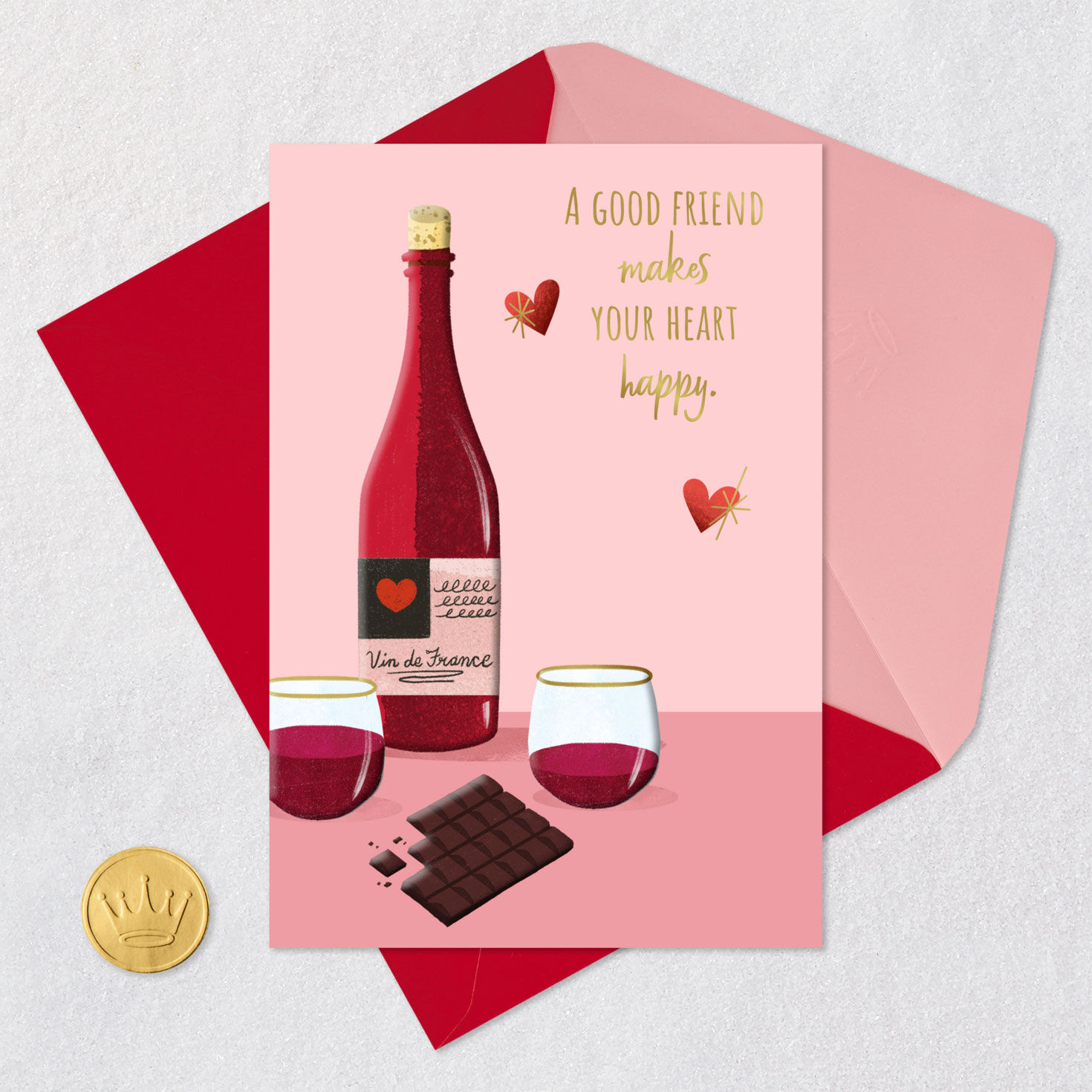 You're a Great Friend Funny Valentine's Day Card, , large image number 5