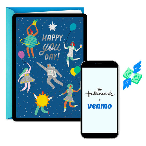 Happy You Day Venmo Birthday Card, 