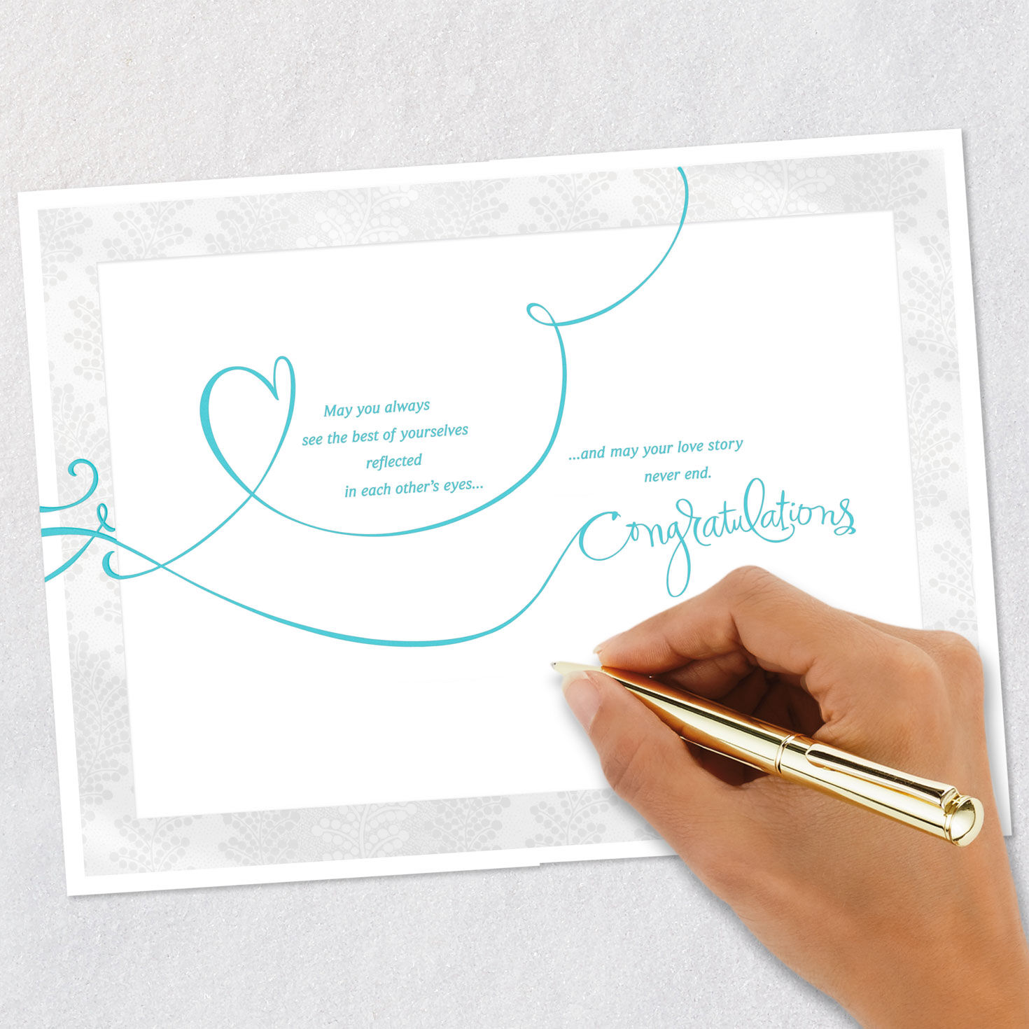 Neverending Love Story Wedding Card, , large image number 7