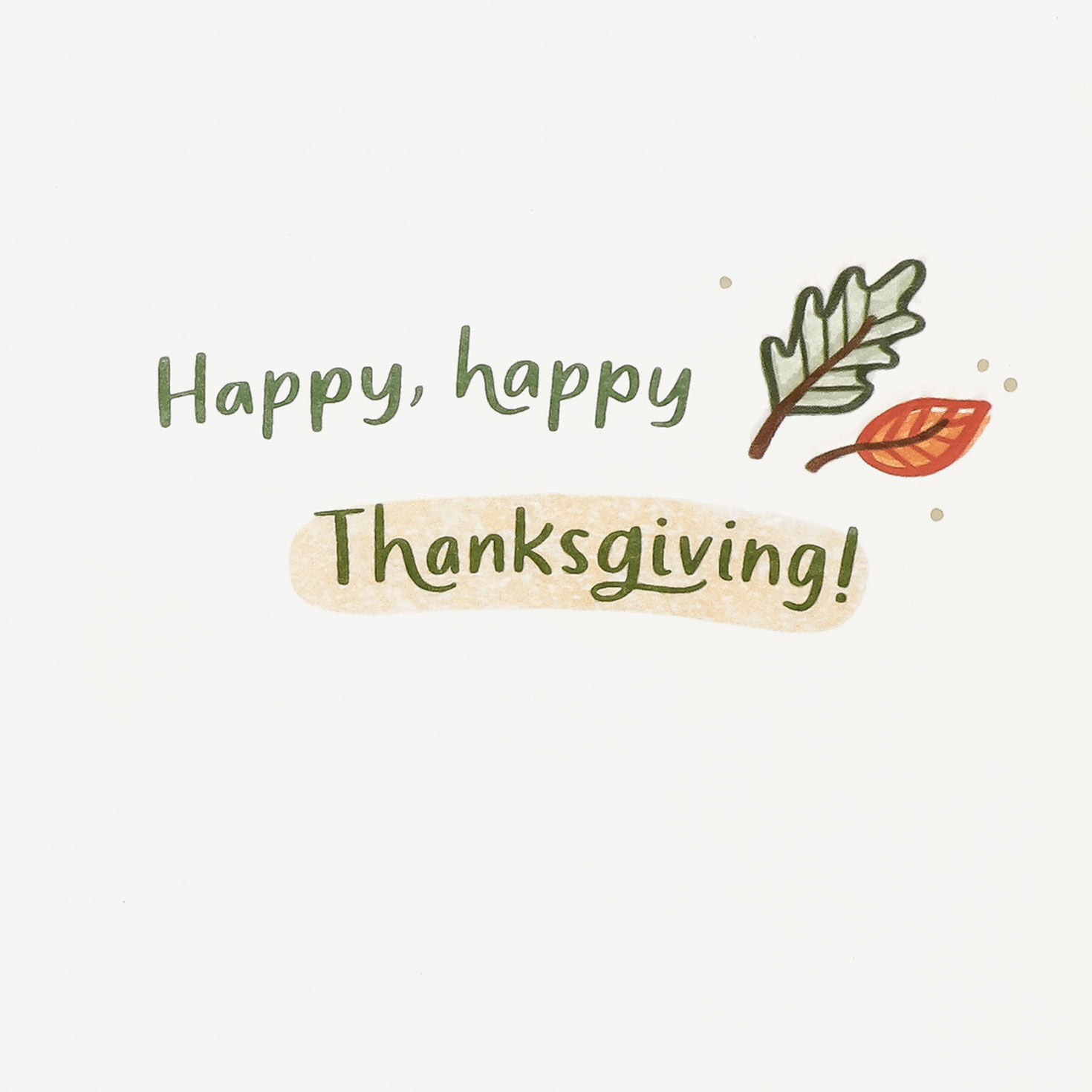 Turkey and Wine Glasses Thanksgiving Card Sentiment image number 2