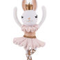 Ballerina Bunny Christmas Ornament closeup view image number 5