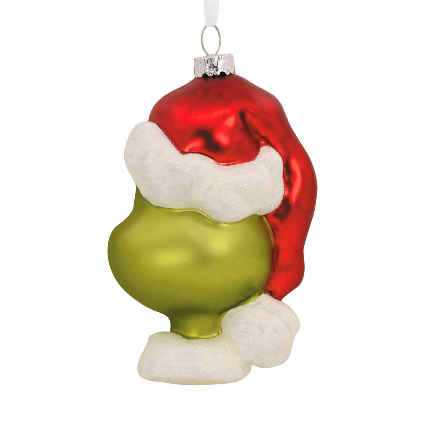 Dr. Seuss's How the Grinch Stole Christmas!&trade; Grinch Blown Glass Hallmark Ornament, , large image number 4
