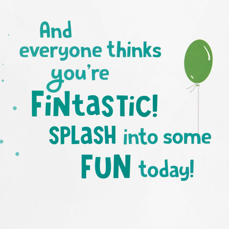 You're Fintastic Birthday Card for Kid, , large image number 2
