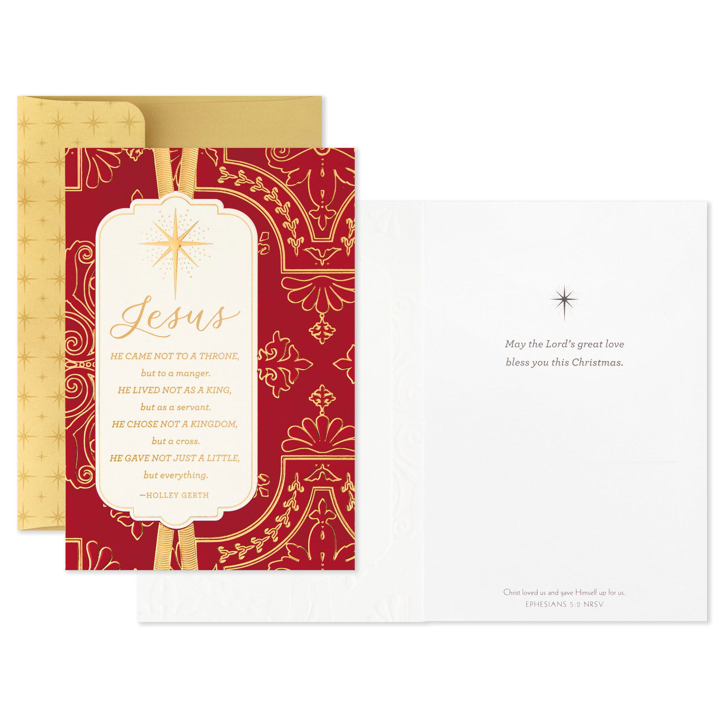 Jesus Gave Everything Religious Boxed Christmas Cards, Pack of 16, , large image number 3