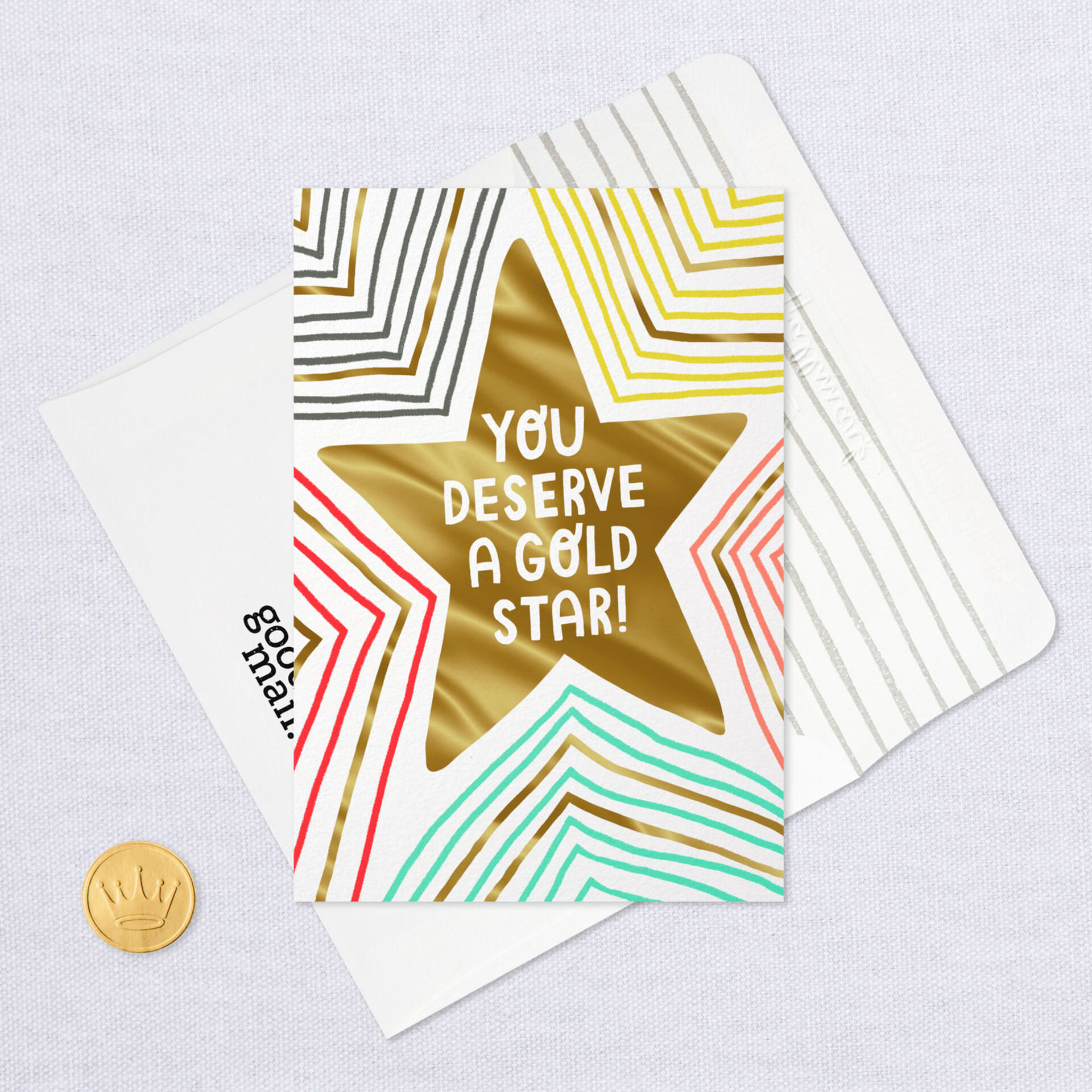 You Deserve a Gold Star Graduation Card Greeting Cards Hallmark