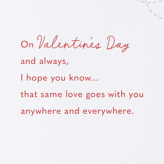 My Love Goes With You Valentine's Day Card From Mom, , large image number 3