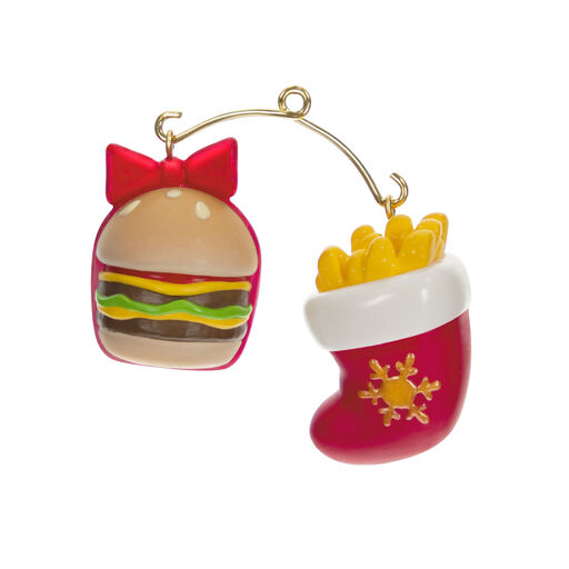 Mini A Perfect Pairing Ornaments, Set of 2, 