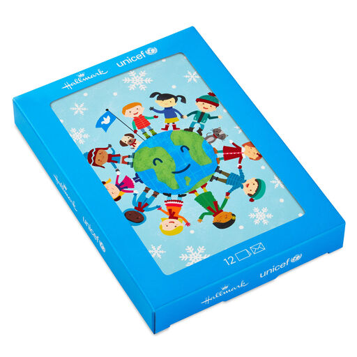 UNICEF Peace, Joy and Friendship Around the World Boxed Christmas Cards, Pack of 12, 