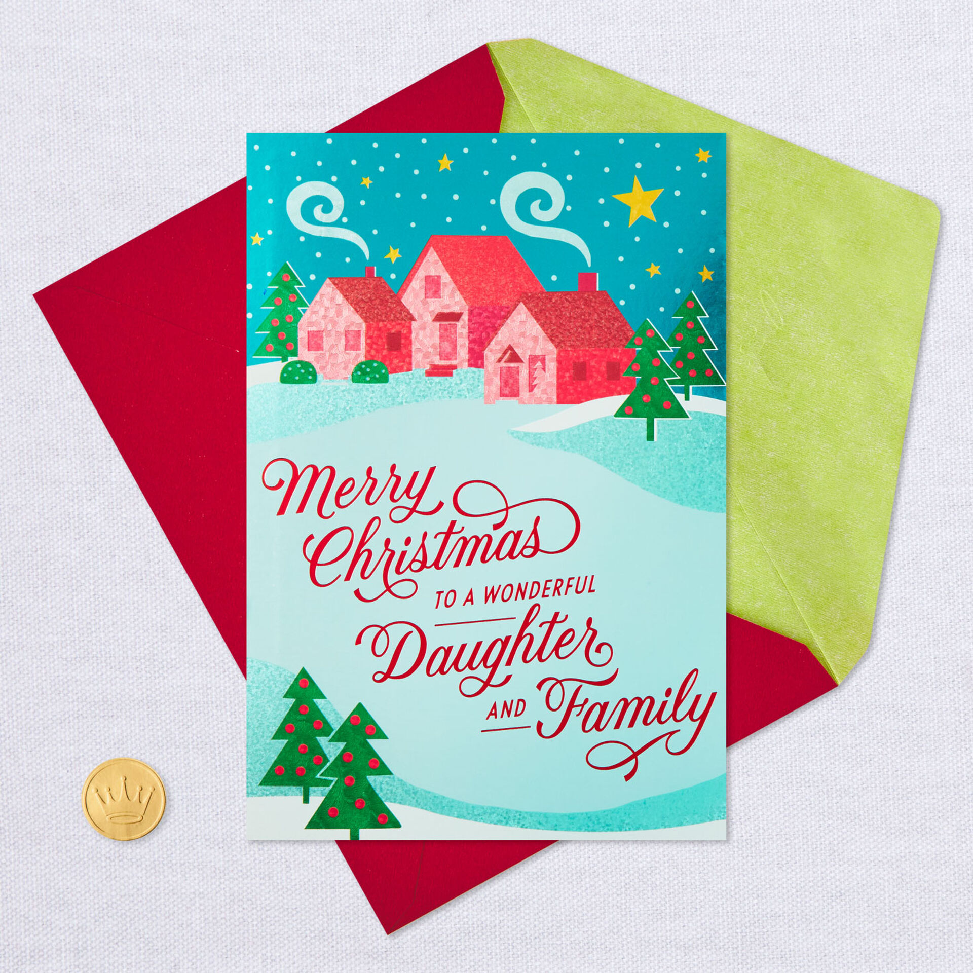 wishing-you-love-christmas-card-for-daughter-and-family-greeting