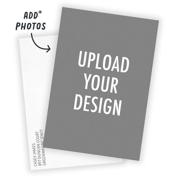 Create Your Own Vertical Flat Photo Card, , large image number 2
