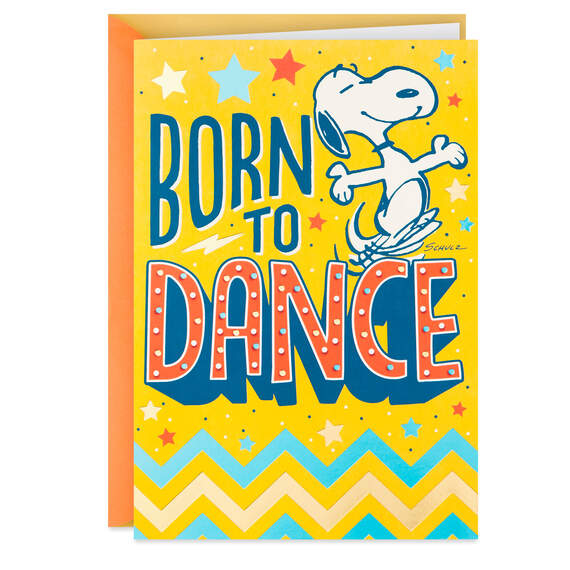 Peanuts® Born to Dance Congratulations Card for Dance Recital, , large image number 1