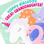 Smiles and Unicorns Birthday Card for Great-Granddaughter, , large image number 4