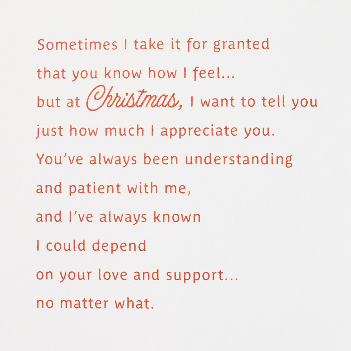 Elegant Snowflakes Mother Christmas Card Sentiment image number 2