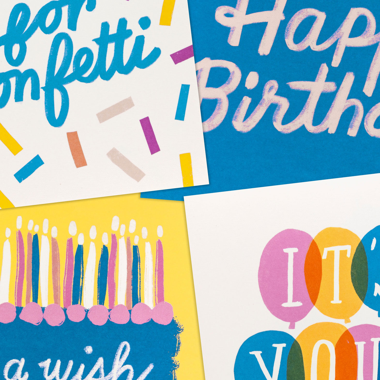 Pastel Confetti Birthday Card Assortment cover detail image number 5