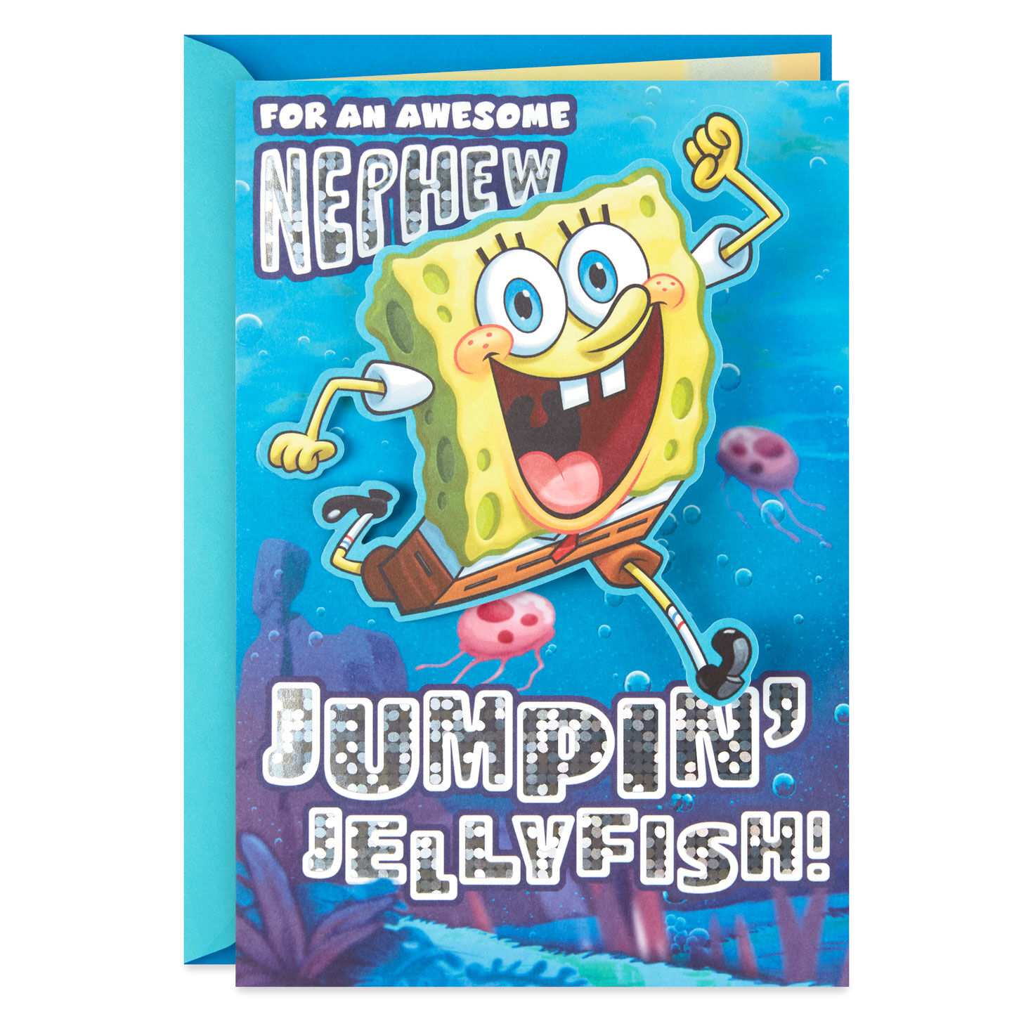 Nickelodeon Spongebob Squarepants Birthday Card For Nephew