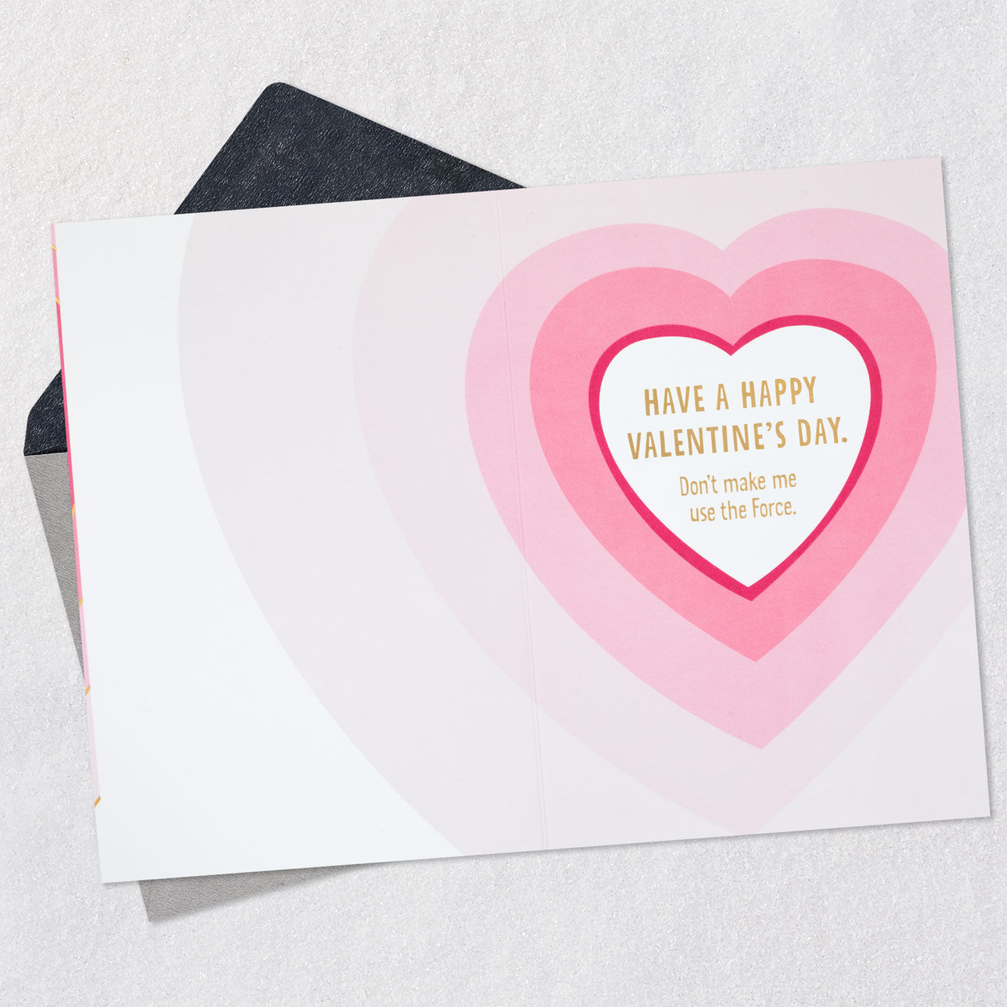Star Wars: The Mandalorian Grogu Valentine's Day Card Open card with envelope image number 3