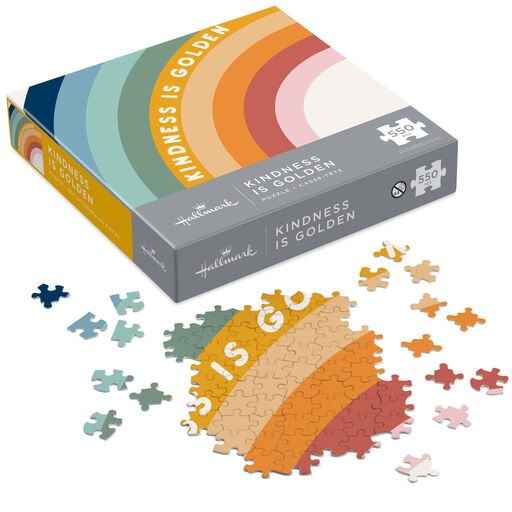 Kindness Is Golden 550-Piece Jigsaw Puzzle, 