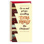Extra Merry Money Holder Christmas Card, , large image number 1