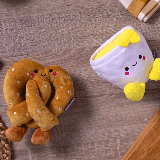 Better Together Pretzel and Cheese Dip Magnetic Plush, 5", 