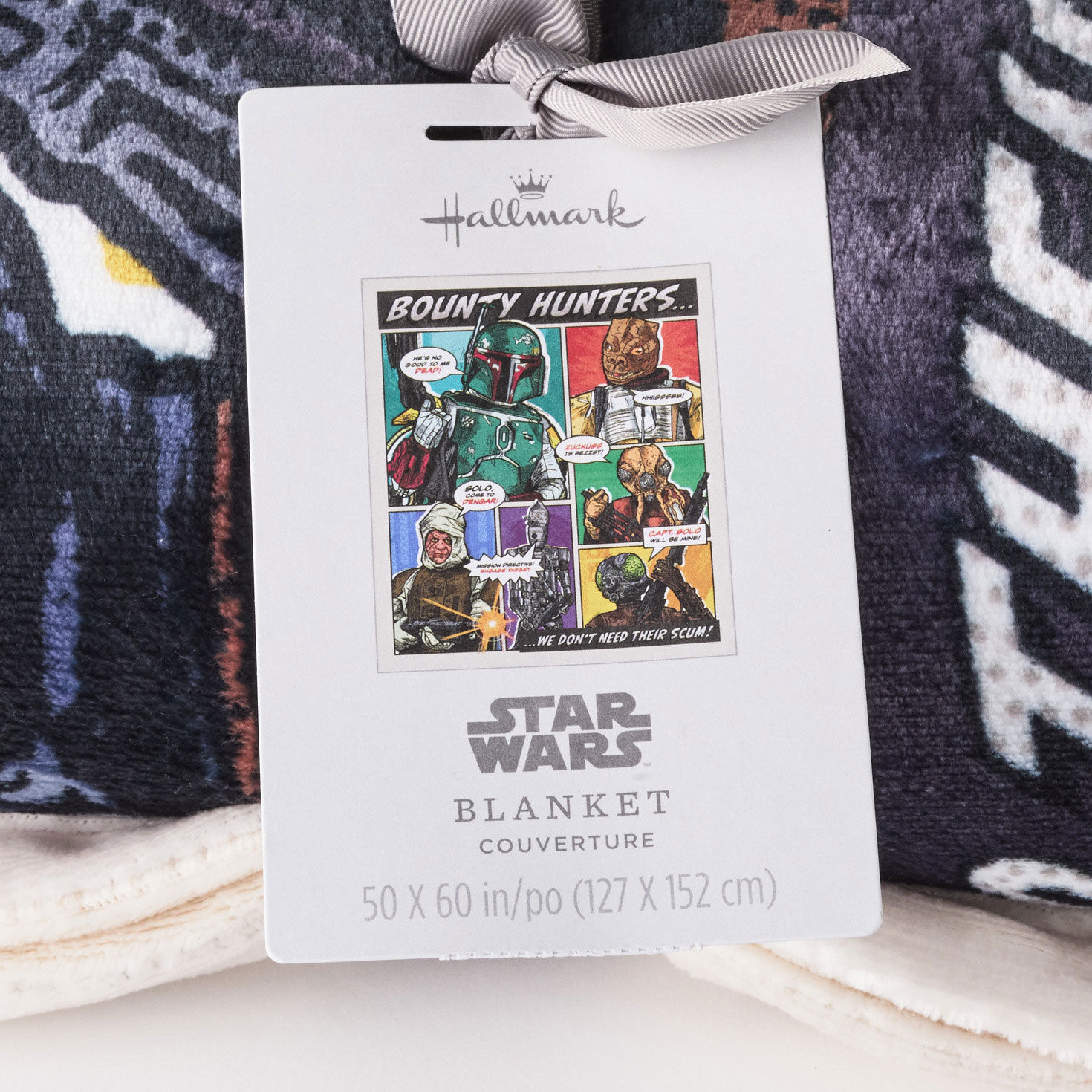 Star Wars Bounty Hunters Comic-Style Blanket package tag image number 6