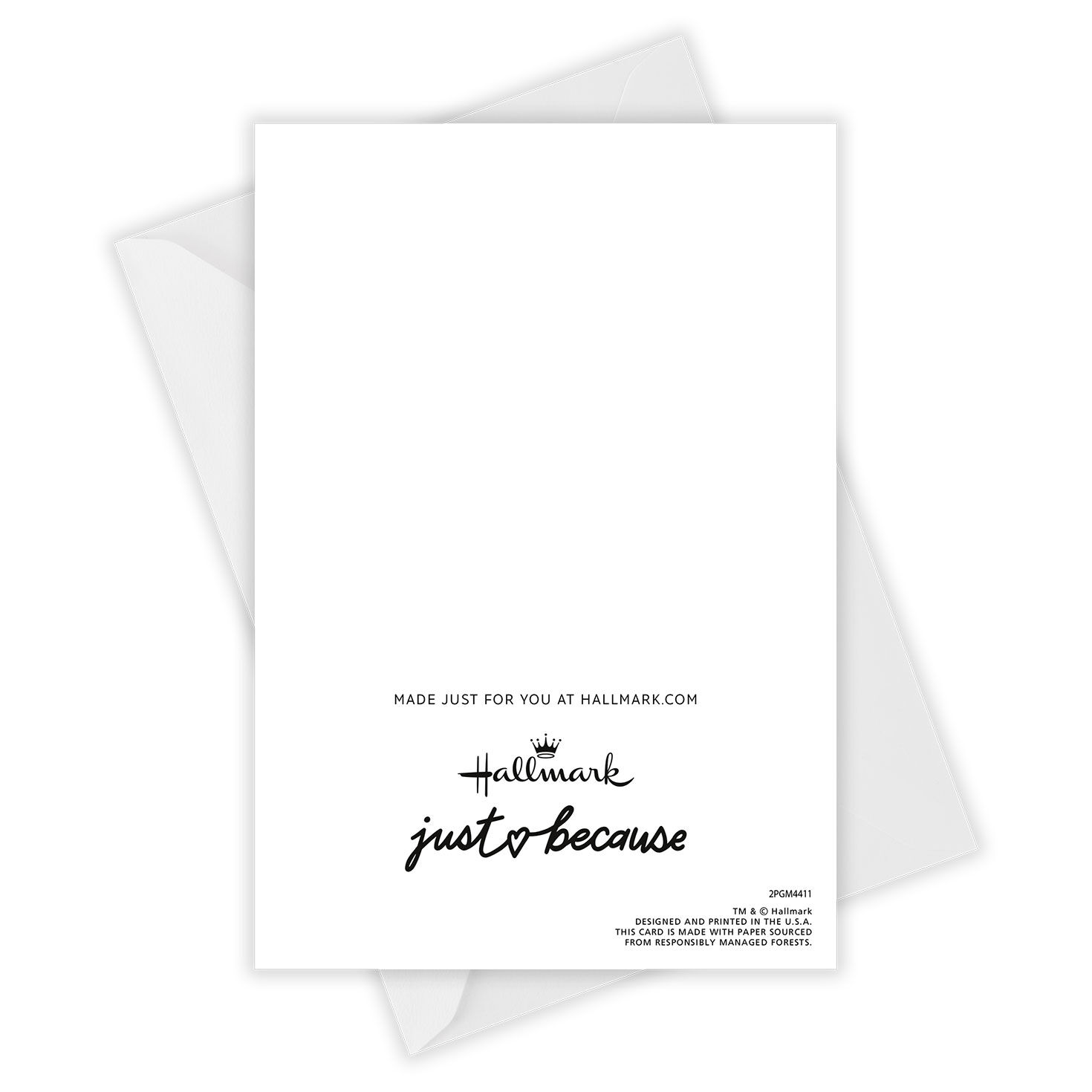 Happy Yay Day Megaphone Personalized Card Card Back with Envelope image number 4