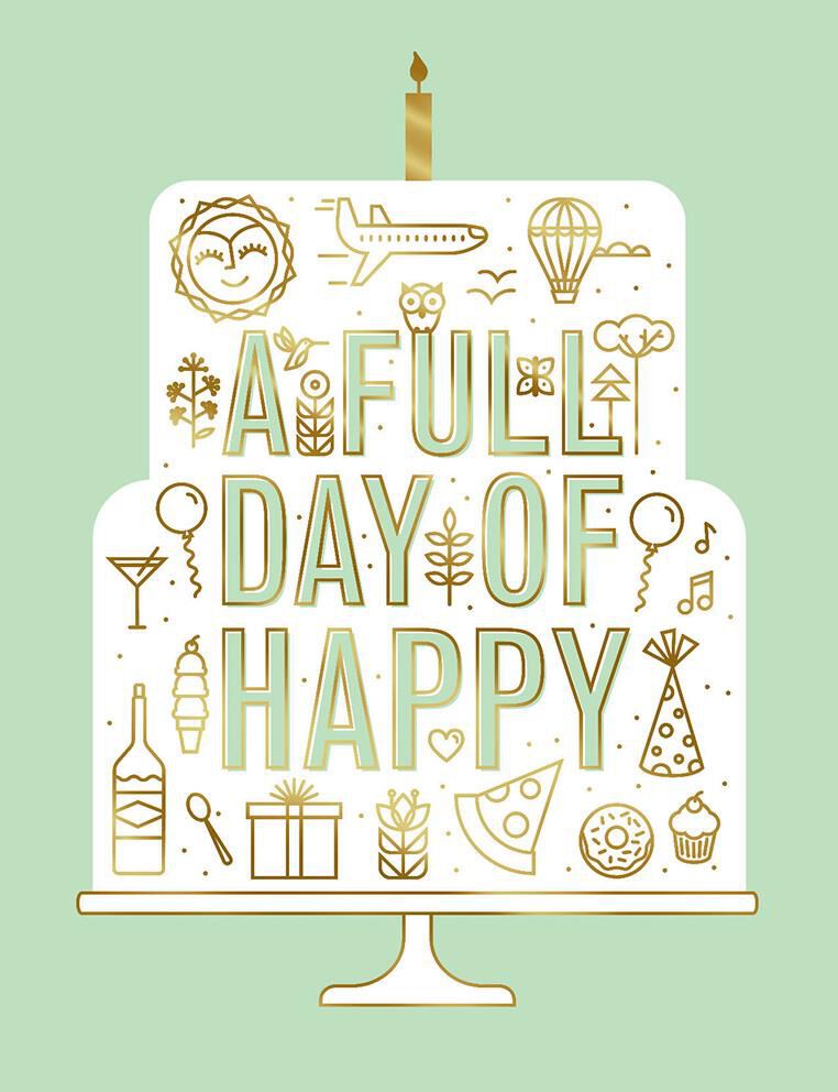 A Full Day of Happy Birthday Card