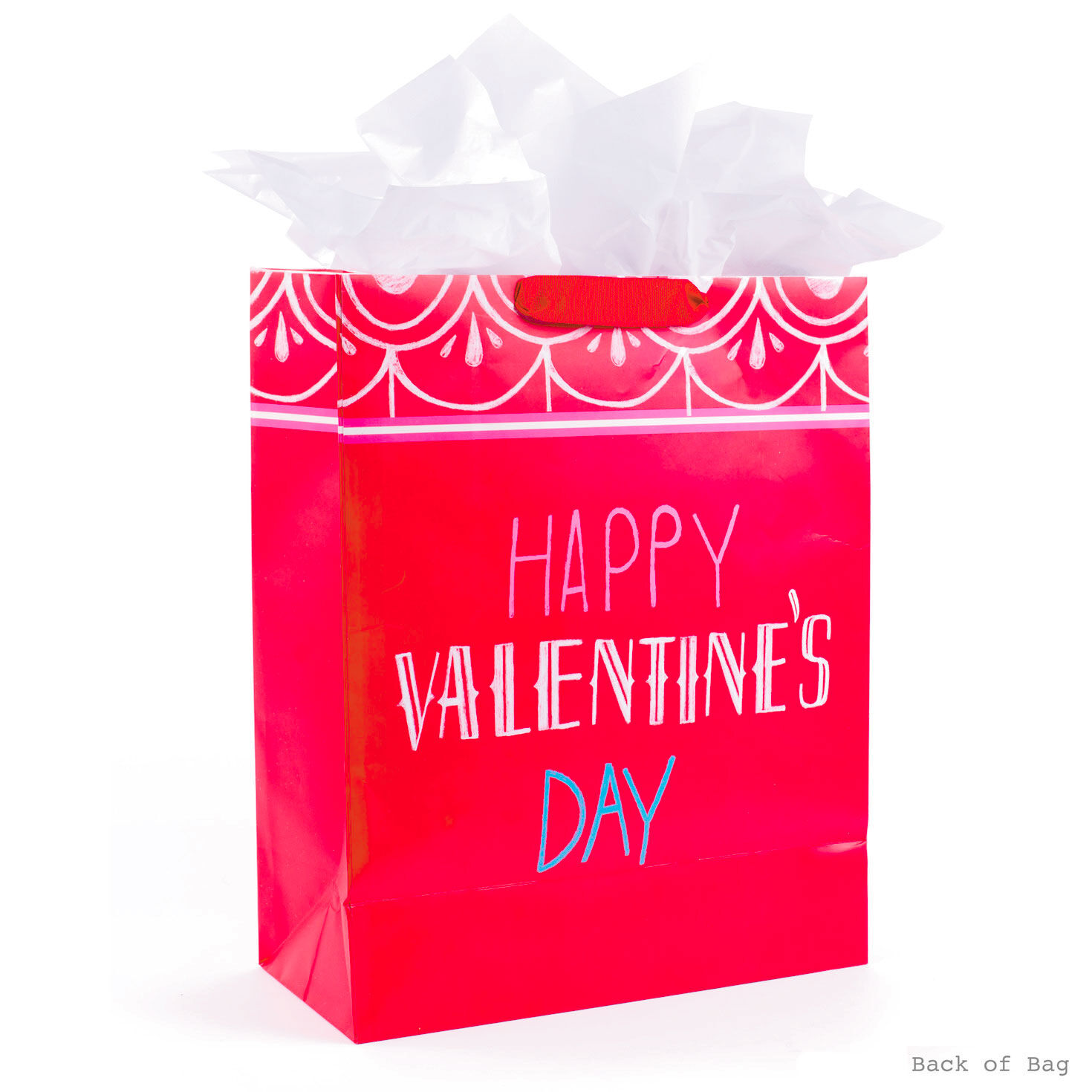 15.5" Happy Valentine's Day XL Gift Bag With Tissue Paper, , large image number 7